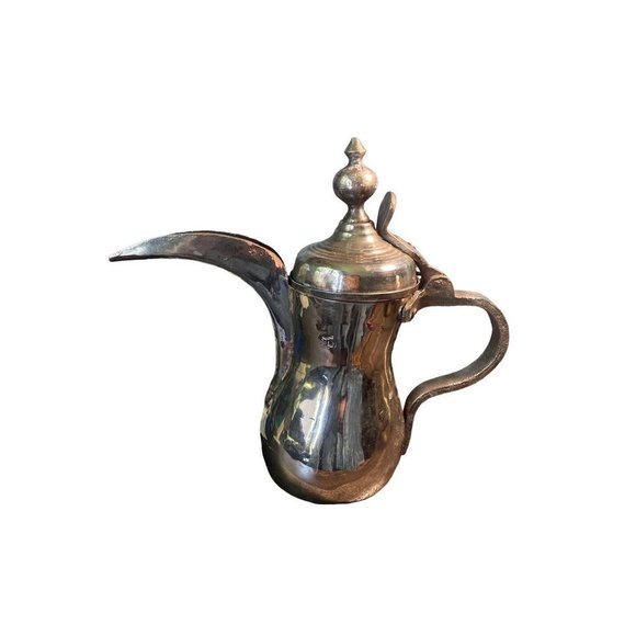 ANTIQUE MIDDLE EASTERN DALLAH COFFEE POT - Picture 2 of 11